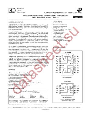 ALD110808PCL datasheet  